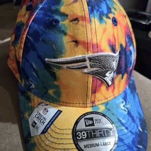 New Era Multicolor Tie-Dye Cap with Embroidered Logo